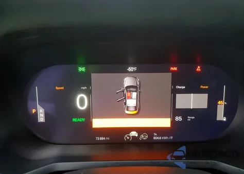 2023 Polestar 2 z USA, uszkodzony, nr VIN YSMEG3KA7PL143632